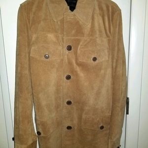 Express tan seude jacket